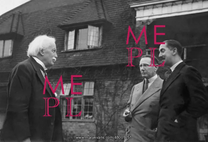 : David Lloyd George and his assistant Thomson, 1935 : David Lloyd George and his assistant Thomson, 1935