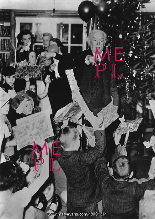 : David Lloyd George at Christmas, 1938 : David Lloyd George at Christmas, 1938