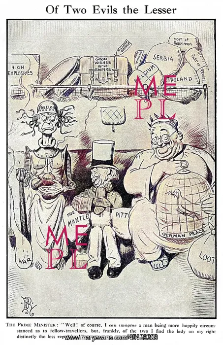 : David Lloyd George WWI cartoon : David Lloyd George WWI cartoon