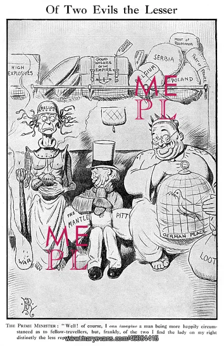 : David Lloyd George WWI cartoon : David Lloyd George WWI cartoon
