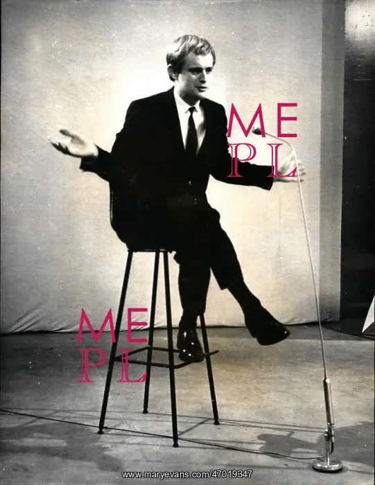 : David McCallum, actor, in BBC TV talk show : David McCallum, actor, in BBC TV talk show