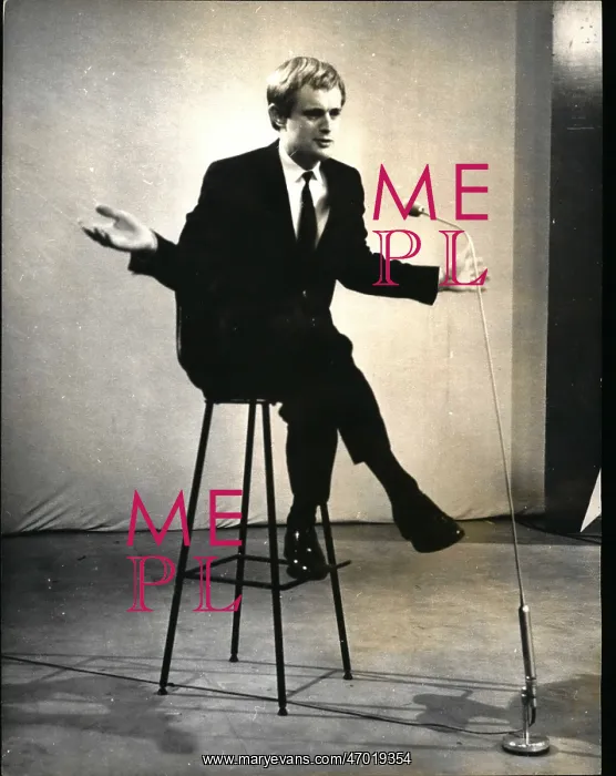 : David McCallum, actor, in BBC TV talk show : David McCallum, actor, in BBC TV talk show