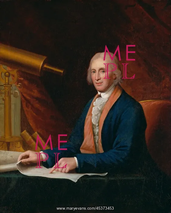 : David Rittenhouse, 1796, by Charles Willson : David Rittenhouse, 1796, by Charles Willson
