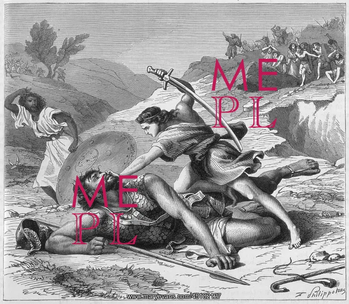 : DAVID SLAYS GOLIATH : DAVID SLAYS GOLIATH