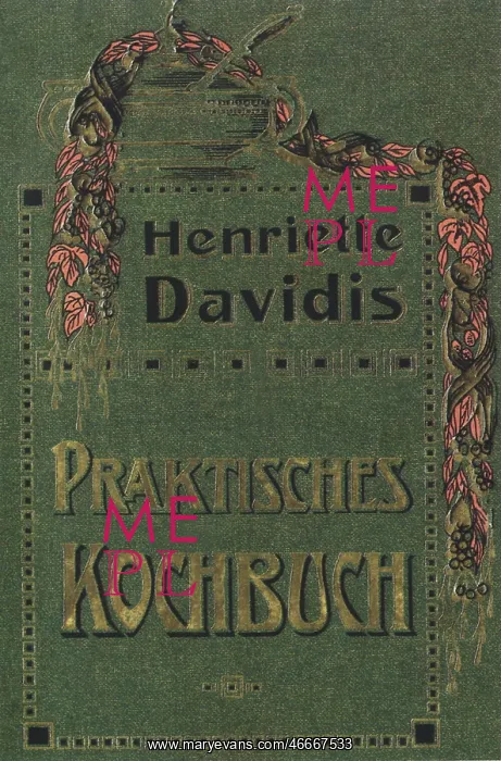 : Davidis, Henriette, 1.3.1801 - 3.4.1876, German : Davidis, Henriette, 1.3.1801 - 3.4.1876, German