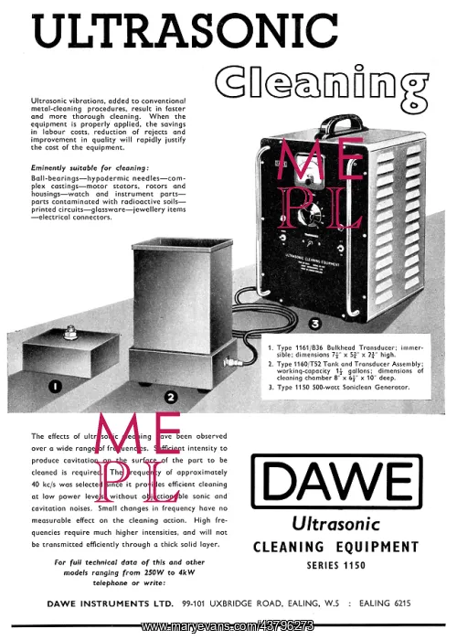 : Dawe Ultrasonic Cleaning Equipment : Dawe Ultrasonic Cleaning Equipment