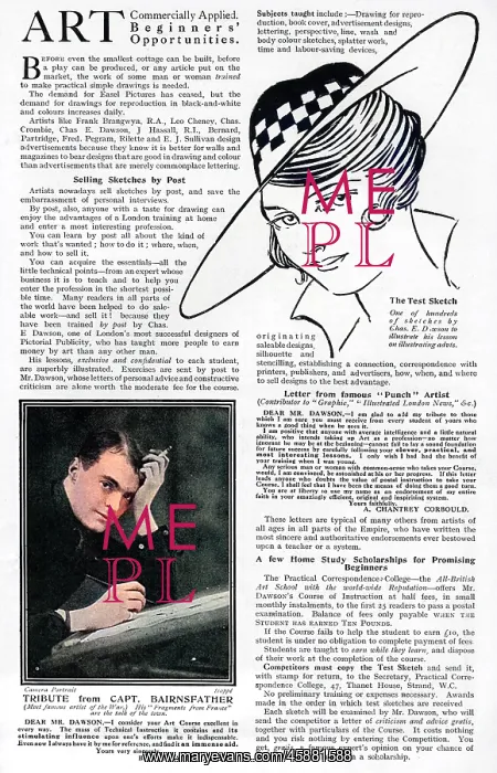: Dawson Art Course advertisement : Dawson Art Course advertisement