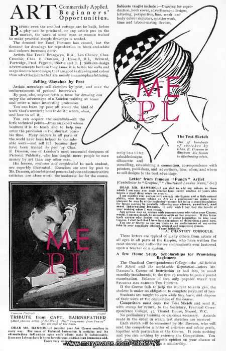 : Dawson Art Course advertisement : Dawson Art Course advertisement