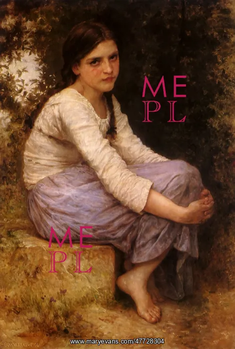 : Day Dreams, by Bouguereau : Day Dreams, by Bouguereau