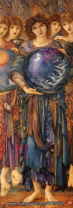 : The Days of Creation - The Fifth Day, by Burne-Jones : The Days of Creation - The Fifth Day, by Burne-Jones