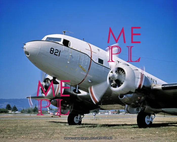 : Dc-3 Twin Engine Propellor Driven Metal Monoplane : Dc-3 Twin Engine Propellor Driven Metal Monoplane