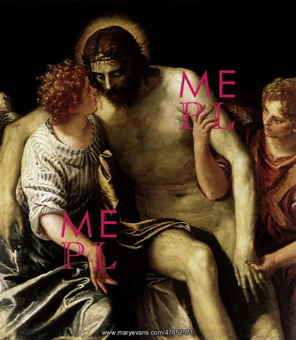 : The Dead Christ Supported by Two Angels, by Veronese : The Dead Christ Supported by Two Angels, by Veronese