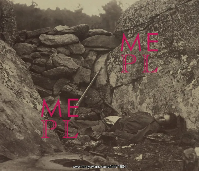 : Dead Confederate soldier lies in the Devils : Dead Confederate soldier lies in the Devils