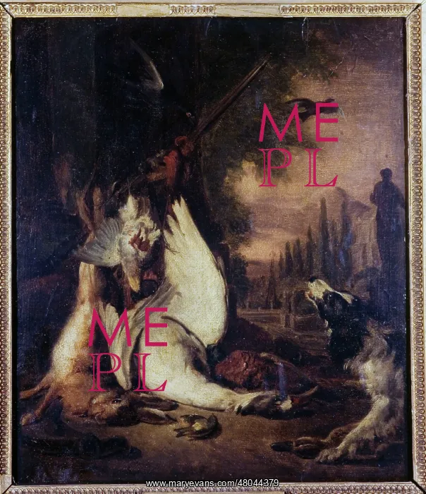  : Dead game. Adriaen Gryef (1657-1715). Dead game. Oil on wood, between 1690 and 1715