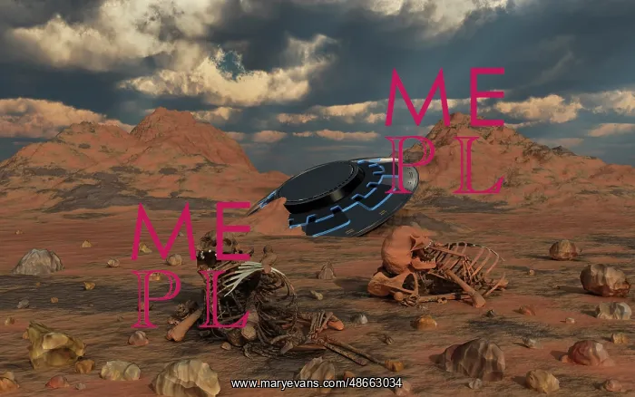 : Dead humanoid remains lying near a crashed UFO : Dead humanoid remains lying near a crashed UFO