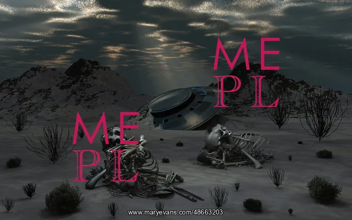 : Dead humanoid remains lying near a crashed UFO : Dead humanoid remains lying near a crashed UFO