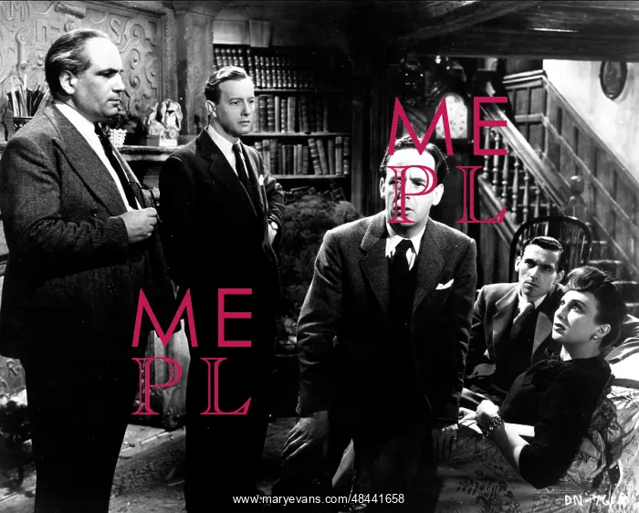 : DEAD OF NIGHT (BR1945) L-R, FREDERICK VALK, ROLAND CULVER, M : DEAD OF NIGHT (BR1945) L-R, FREDERICK VALK, ROLAND CULVER, M