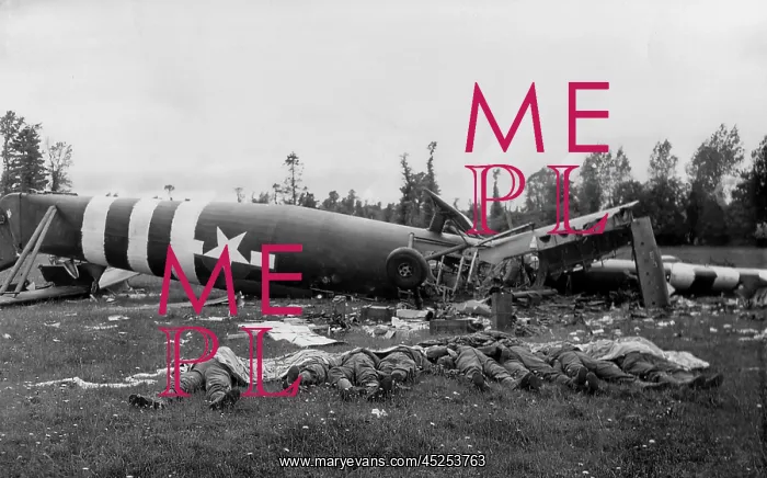 : Eight dead U.S. paratroopers lie beside their : Eight dead U.S. paratroopers lie beside their