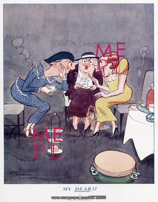 : My Dear ! ! by H M Bateman : My Dear ! ! by H M Bateman