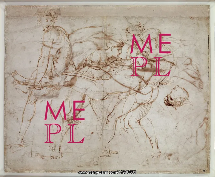 : The Death of Adonis(?), drawing by Raphael : The Death of Adonis(?), drawing by Raphael