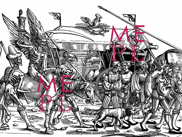 : Death'. Allegorical print of War after German : Death'. Allegorical print of War after German