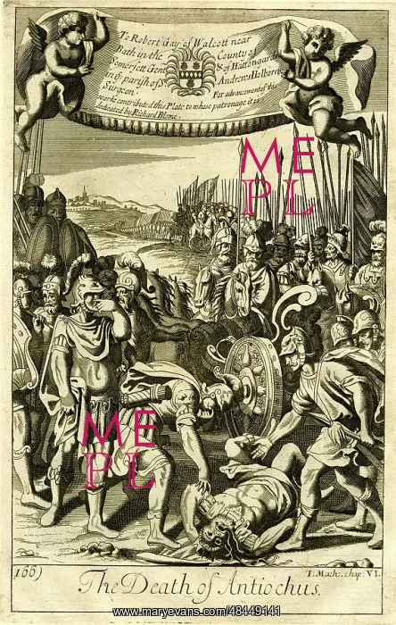 : The death of Antiochus : The death of Antiochus