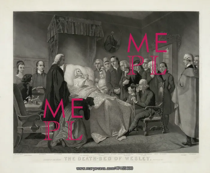 : The death-bed of Wesley : The death-bed of Wesley