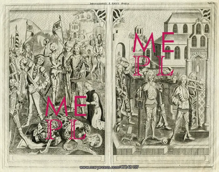 : The death, by beheading of King (Saint) Eric IX : The death, by beheading of King (Saint) Eric IX