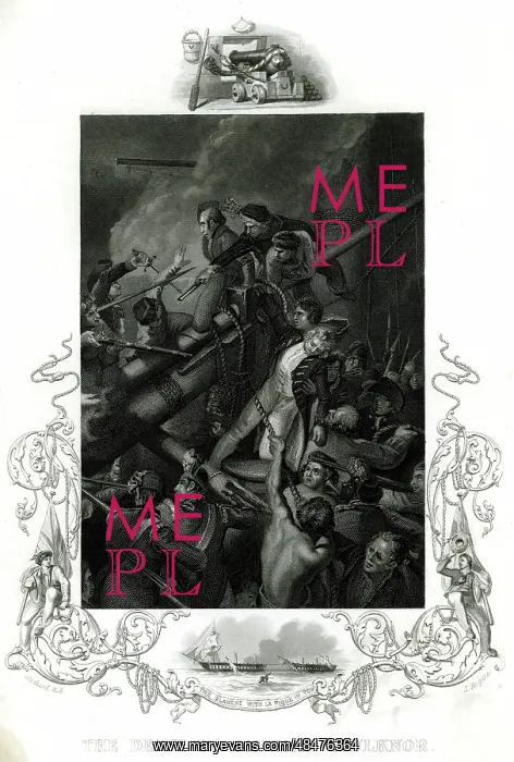 : Death of Captain Faulknor, off Pointe a Pitre, Guadeloupe : Death of Captain Faulknor, off Pointe a Pitre, Guadeloupe