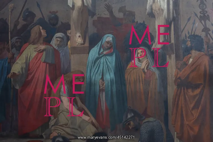 : Death of Christ by Emile Signol, Saint-Sulpice : Death of Christ by Emile Signol, Saint-Sulpice