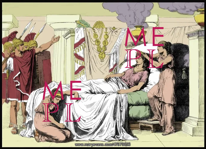 : Death of Cleopatra, Queen of Egypt, 30 BC : Death of Cleopatra, Queen of Egypt, 30 BC