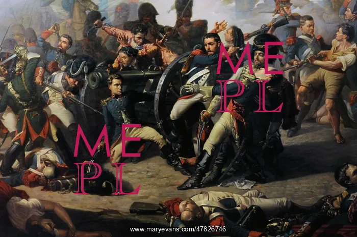 : Death of Daoiz and Defence of Monteleon Park, 1862 - Detail : Death of Daoiz and Defence of Monteleon Park, 1862 - Detail