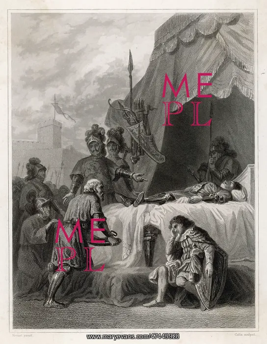 : DEATH OF DU GUESCLIN : DEATH OF DU GUESCLIN