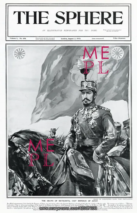 : Death of Emperor Meiji : Death of Emperor Meiji