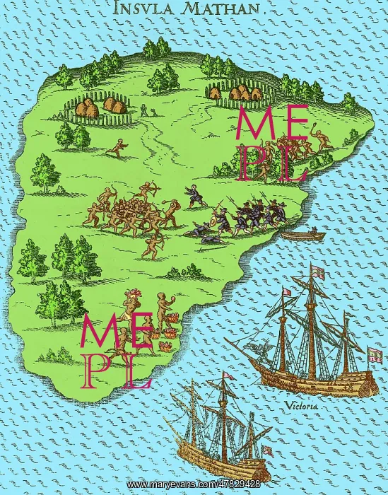 : Death of Ferdinand Magellan, Portuguese Explorer : Death of Ferdinand Magellan, Portuguese Explorer