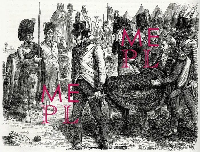: Death of General Sir Ralph Abercromby, Alexandria, 1801 : Death of General Sir Ralph Abercromby, Alexandria, 1801