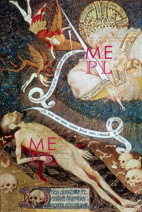 : Death before God the Judge (1418-1425). At top : Death before God the Judge (1418-1425). At top