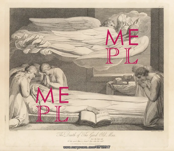 : The Death of the Good Old Man (Plate V) : The Death of the Good Old Man (Plate V)