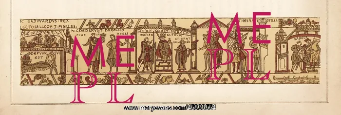 : Death of King Edward the Confessor and coronation of Harold : Death of King Edward the Confessor and coronation of Harold