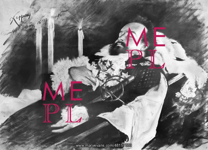 : Death of King Ludwig II, 1886 : Death of King Ludwig II, 1886