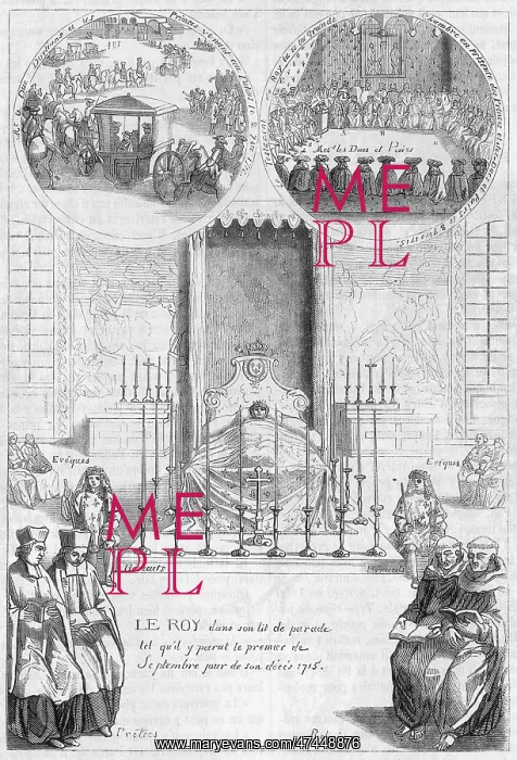 : DEATH OF LOUIS XIV : DEATH OF LOUIS XIV