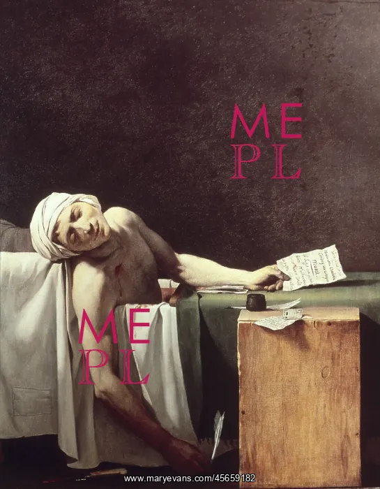 : The Death of Marat, by Jacques-Louis David