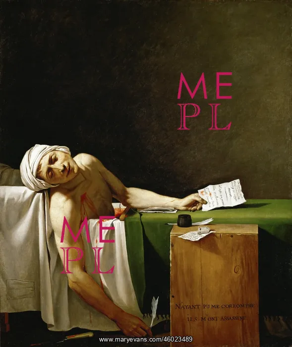 : The Death of Marat, by Jacques-Louis David : The Death of Marat, by Jacques-Louis David