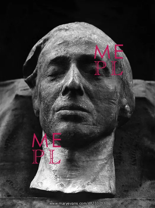 : The death mask of Frederic Chopin, 1937 : The death mask of Frederic Chopin, 1937