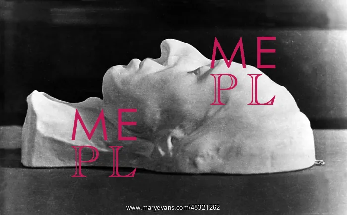 : The death mask of Frederic Chopin : The death mask of Frederic Chopin