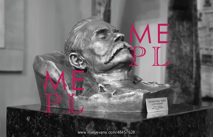 : Death mask of M.Gorky : Death mask of M.Gorky
