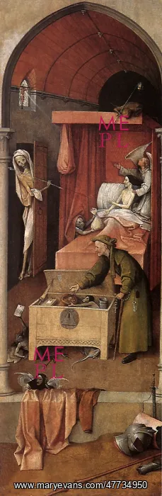 : Death and the Miser, by Bosch : Death and the Miser, by Bosch