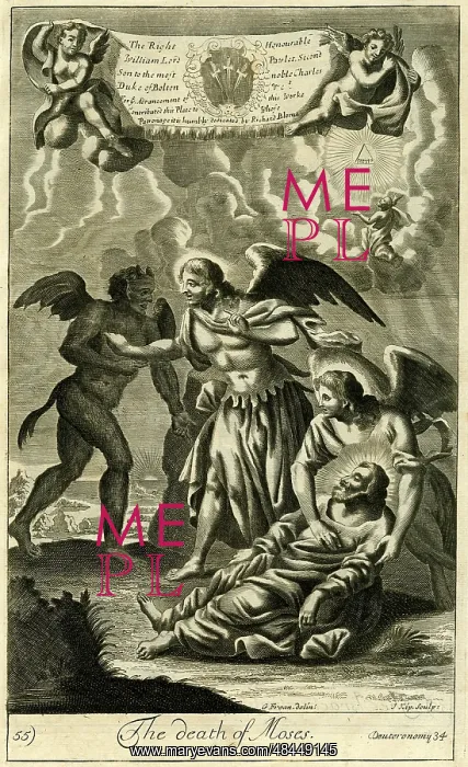 : The death of Moses : The death of Moses