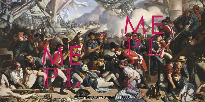 : The Death of Nelson after the painting by Daniel : The Death of Nelson after the painting by Daniel
