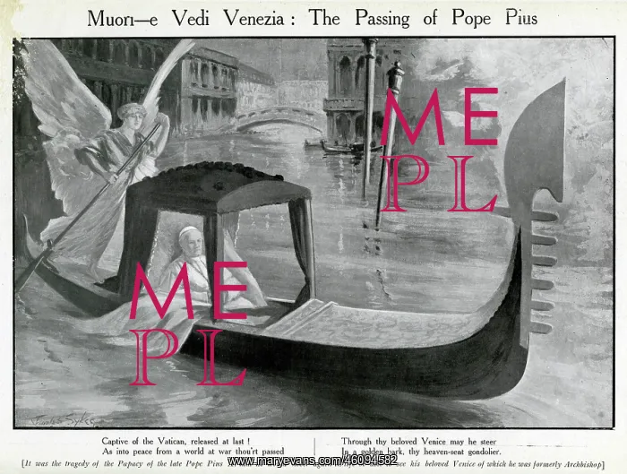 : Death of Pope Pius X : Death of Pope Pius X